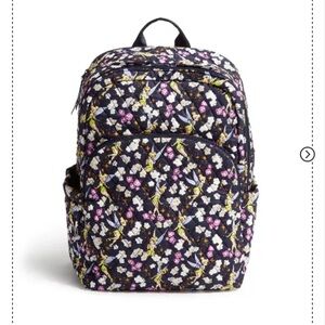 Vera Bradley Disney’s Tinkerbell Essential Large Quilted Backpack NWT